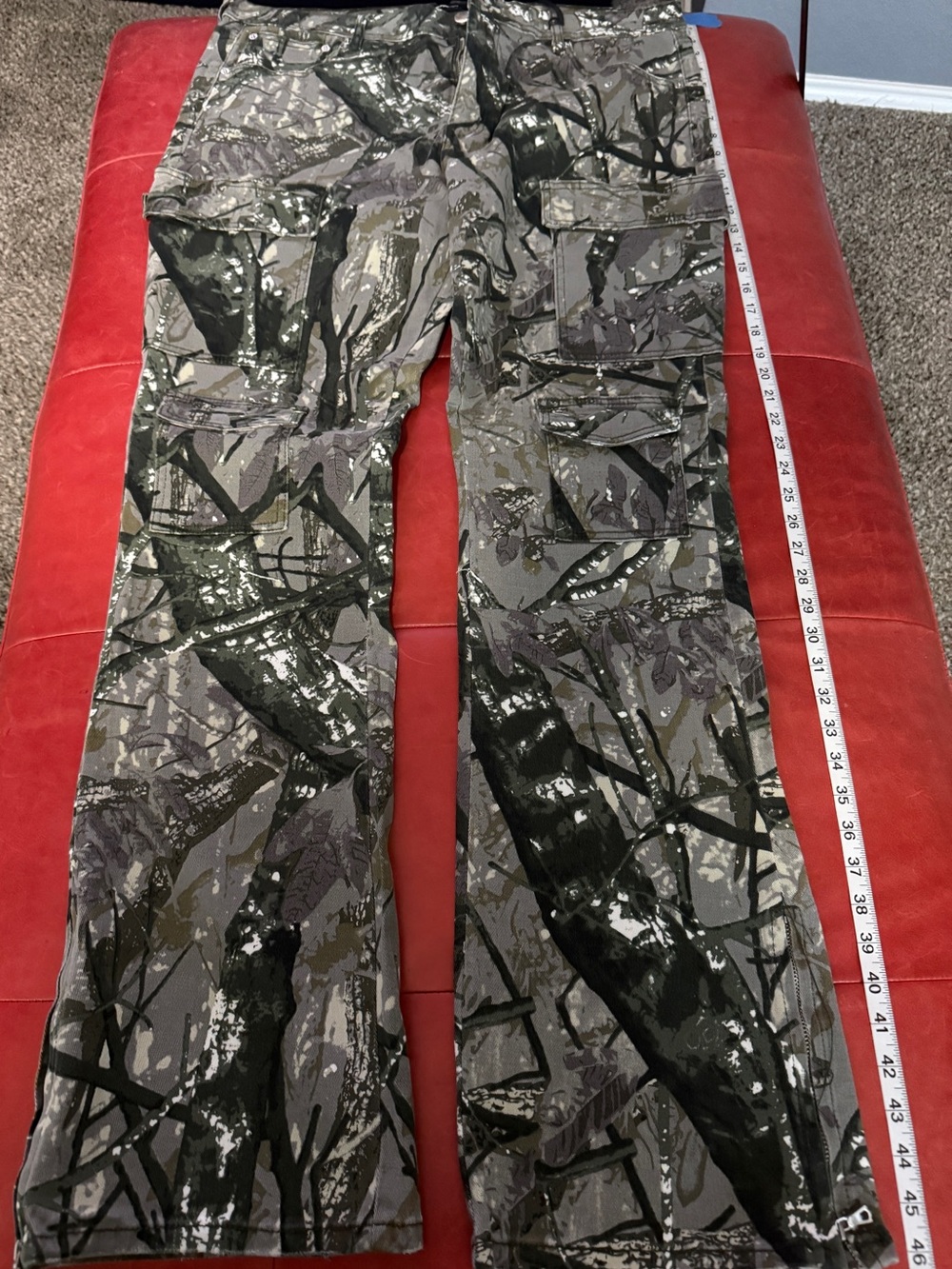 NOVAMEN CONVERTIBLE STACKED SKINNY FLARE JEANS size 38